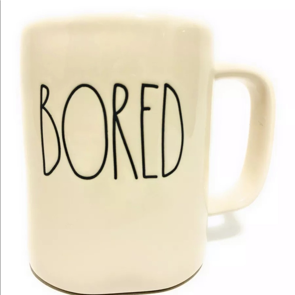 Rae Dunn Artisan Collection BORED Coffee Mug